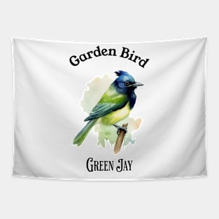 Garden Bird Green Jay Tapestry
