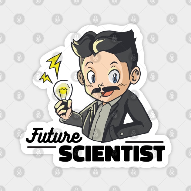 Future Scientist - Back To School Tesla Magnet by Krishnansh W.