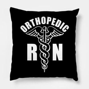 Orthopedic Nurse RN Caduceus Pillow