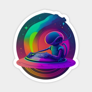 Alien DJ Magnet