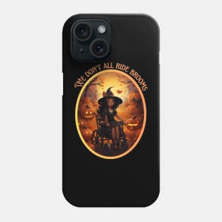 Wheelchair Witch Phone Case