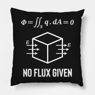 No Flux Given Pillow