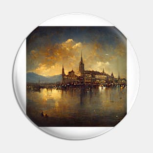 Golden days in Zurich Pin