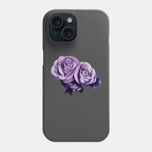 Lilac roses Phone Case