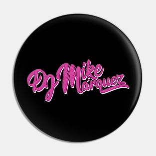 Pink and White Mike Marquez Pin