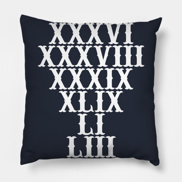 Brady GOAT Football wins Pillow by Bingeprints