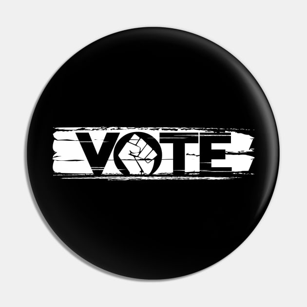 VOTE Black Lives Matter Pin by damienmayfield.com