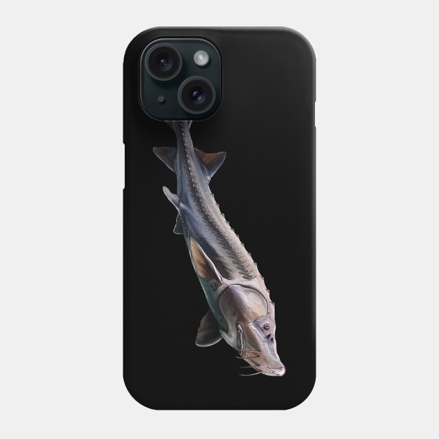 Sturgeon Phone Case by Sandarmi