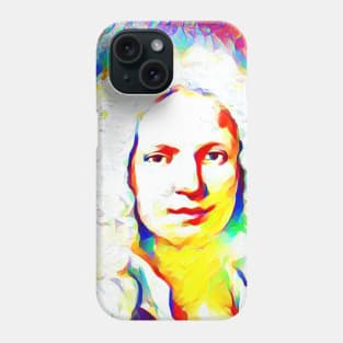 Antonio Vivaldi Colourful Portrait | Antonio Vivaldi Artwork 11 Phone Case