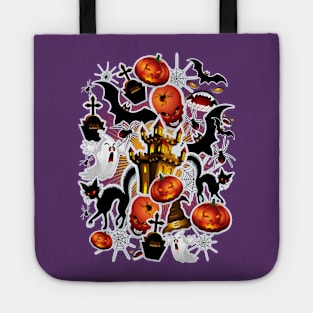 Halloween Spooky Cartoon Saga Tote