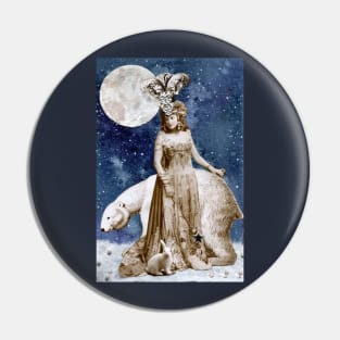 Moon Goddess of the North Pin
