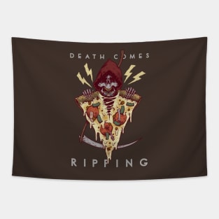 DEATH COMES RIPPING Tapestry