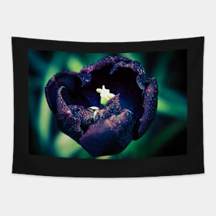 Deep Purple Tulip Tapestry