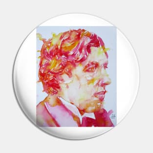 OSCAR WILDE - watercolor portrait.1 Pin