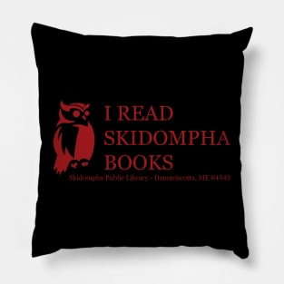 I Read Skidompha Books Pillow