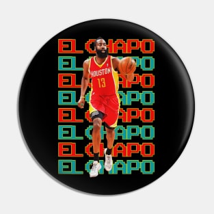 el chapo vector art Pin