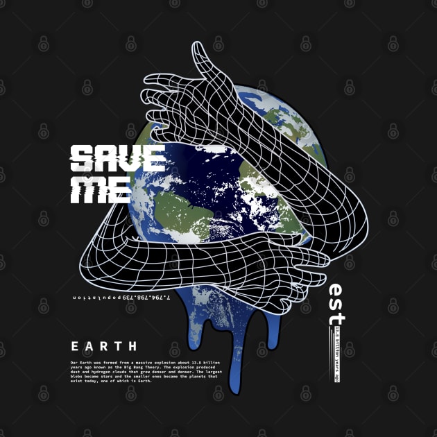 Earth With Text by Wagum Std