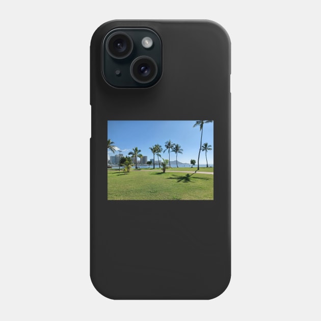 Magic Island, Ala Moana, Honolulu, Hawaii Phone Case by Kirkcov