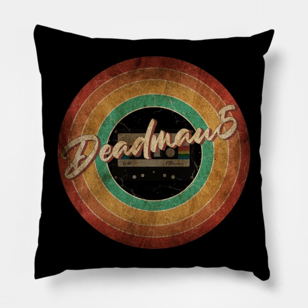 Deadmau5 Vintage Circle Art Pillow by antongg