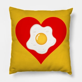 I LOVE FRIED EGG Pillow