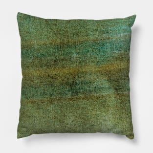 Green Retro Canvas Texture Pillow