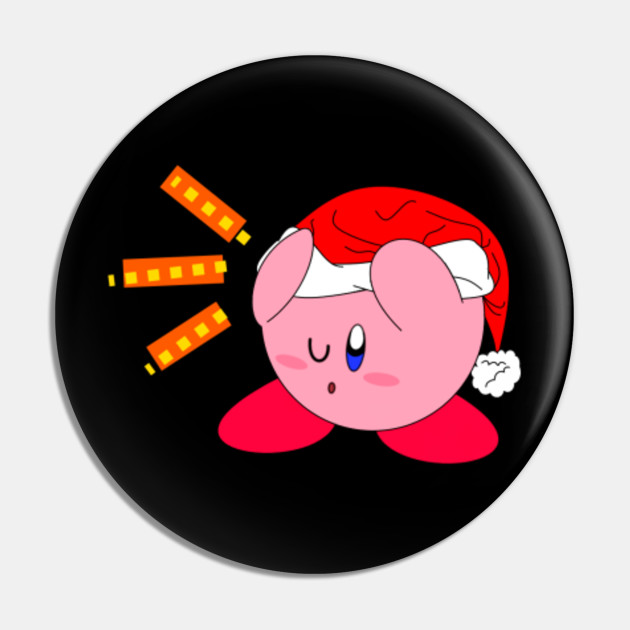 Christmas Kirby Kirby Pin Teepublic