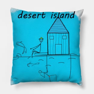 Desert Island Pillow