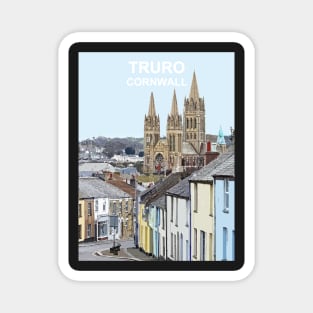 Truro Cornwall. Cornish gift. Kernow fishing harbour Magnet