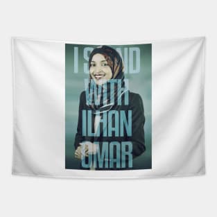 I Stand With Ilhan Omar Tapestry