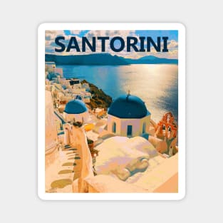 Santorini Magnet