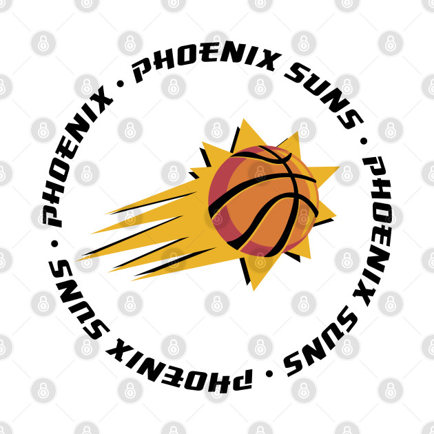 phoenix suns circle white - Phoenix Suns - Phone Case