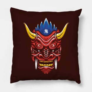 Oni mask Pillow