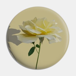 Yellow Rose Pin