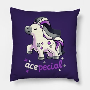 Acepecial Unicorn // Ace, Asexual, LGBTQIA+ Pillow