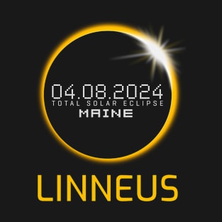 LINNEUS Maine Total Solar Eclipse April 8 2024 Maine T-Shirt