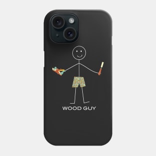 Funny Mens Woodworking Design Phone Case