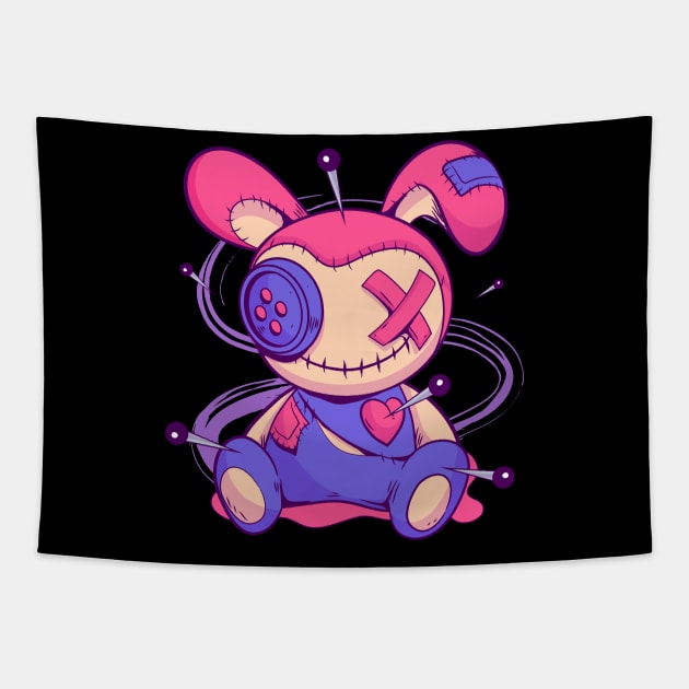 Voodoo Doll Tapestry by DionArts