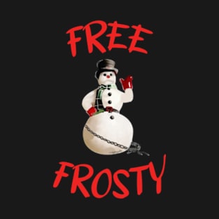 Free Frosty Christmas with the Xmas Kranks T-Shirt