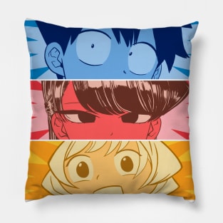 Komi san anime eyes Pillow