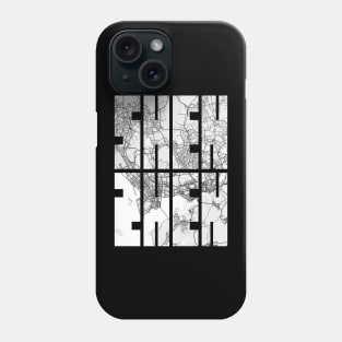 Shenzhen, China City Map Typography - Light Phone Case