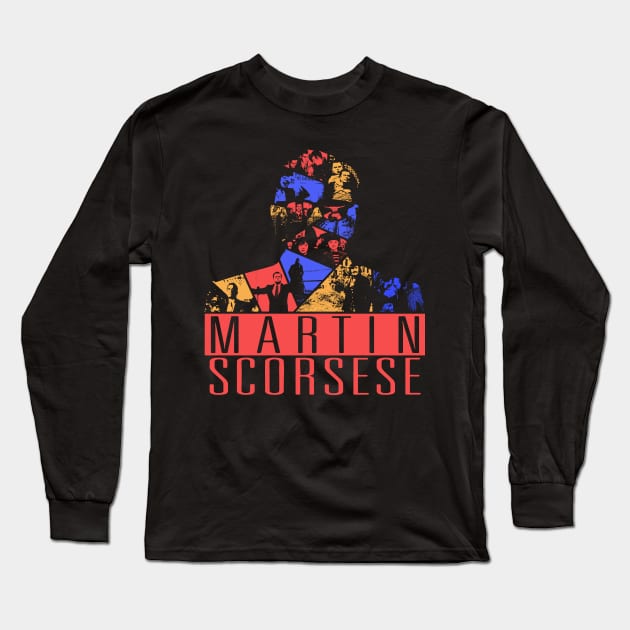 gør dig irriteret Ingen arv Martin Scorsese - Martin Scorsese - Long Sleeve T-Shirt | TeePublic