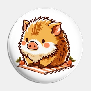 Wild Cute Boar Pin