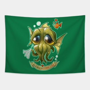 Lonely Cthulhu Tapestry