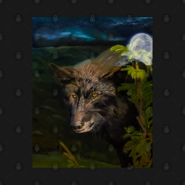 Wolf by teenamarie23art