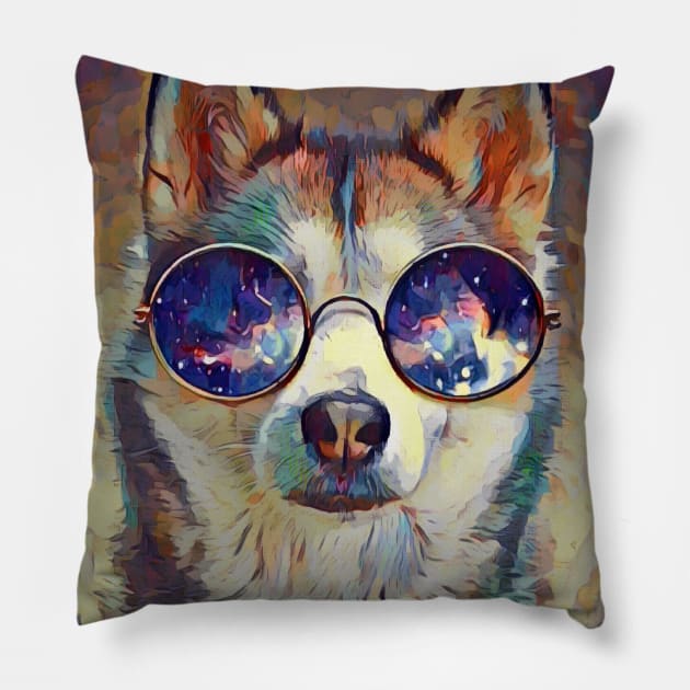 The Coolest Good Dog Pillow by Red Rov