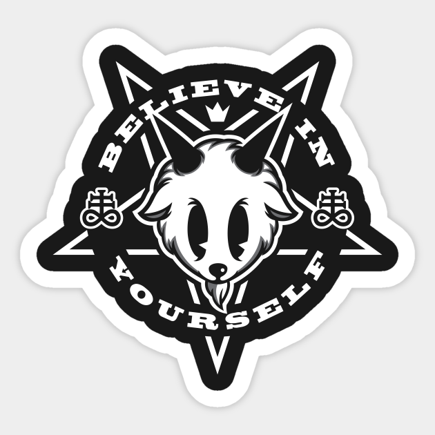 cute baphomet baphomet sticker teepublic cute baphomet