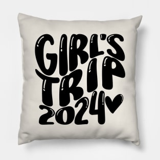 Girl's Trip 2024 Pillow