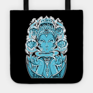 The Snow Queen - White Outline Version Tote