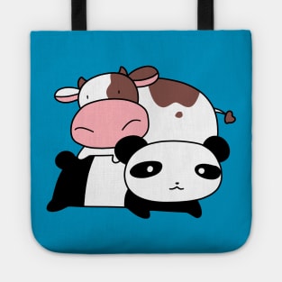 Little Cow and Panda Tote