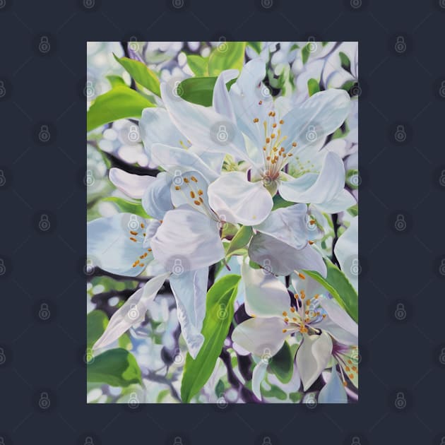 Uprising - Spring Apple Blossom painting by EmilyBickell